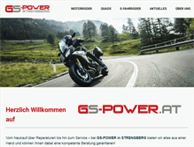 Tablet Screenshot of gs-power.at